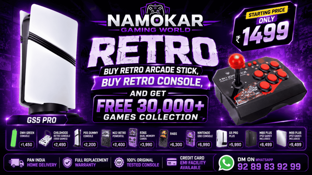 RETRO ARCADE STICK | RETRO GAMING CONSOLE PRICE IN INDIA